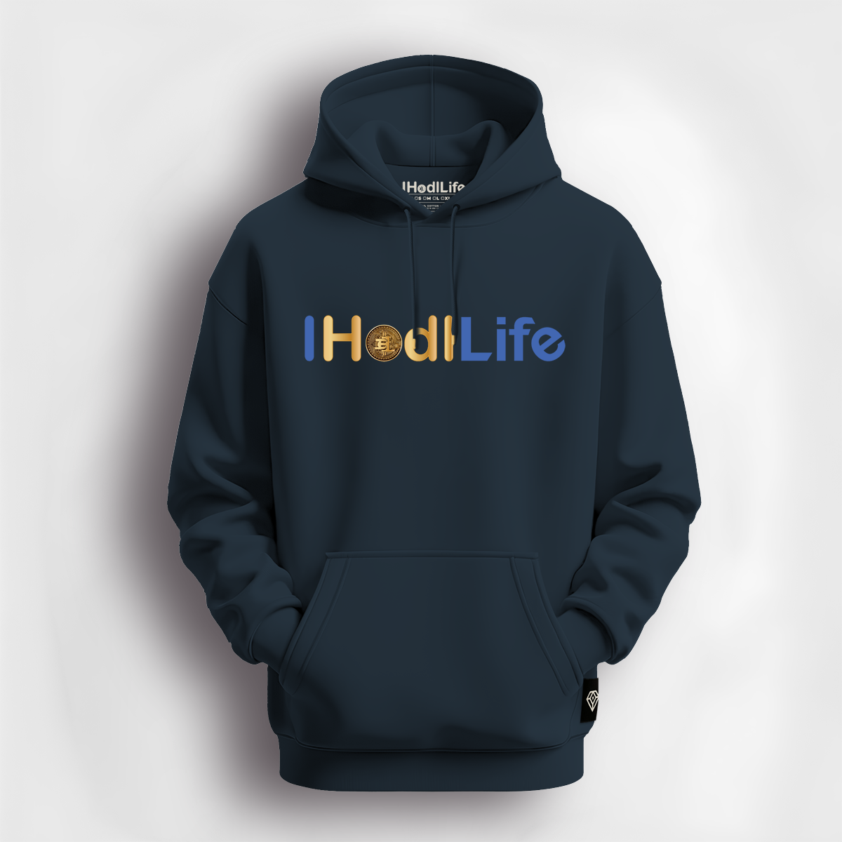 Navy, IHodlLife Smart Hoodie
