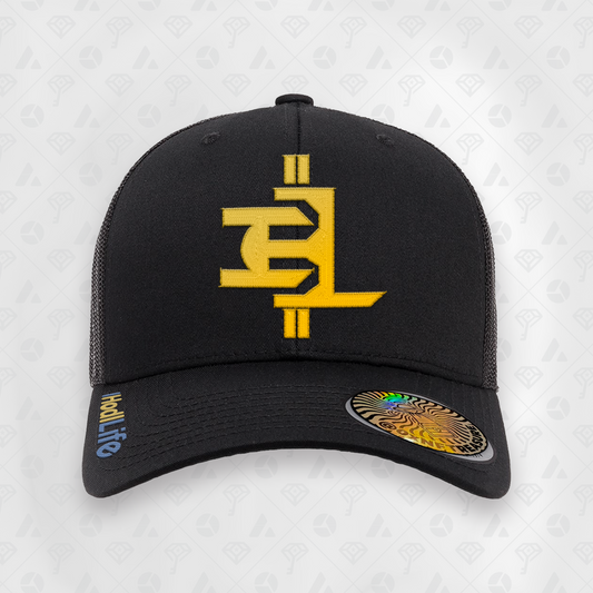 Black, IHL Curved Brim Smart Hat