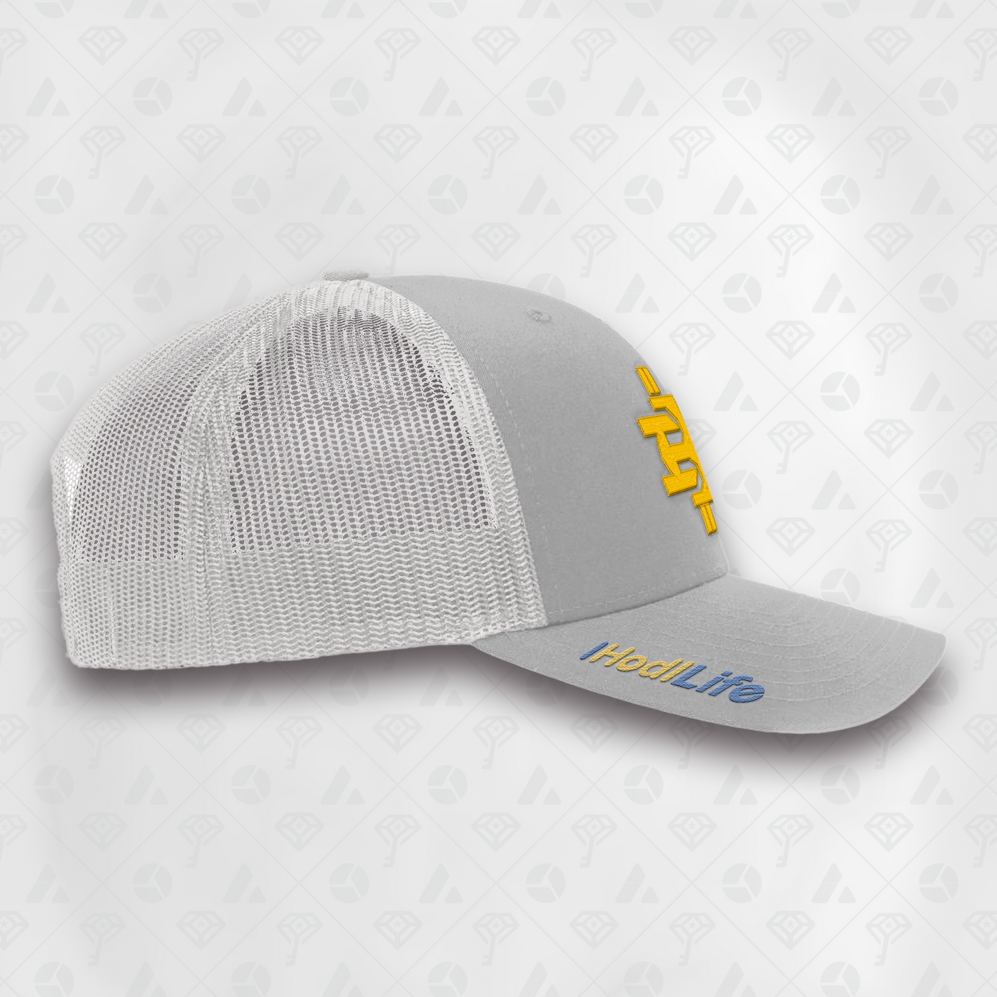 Grey, IHL Curved Brim Smart Hat