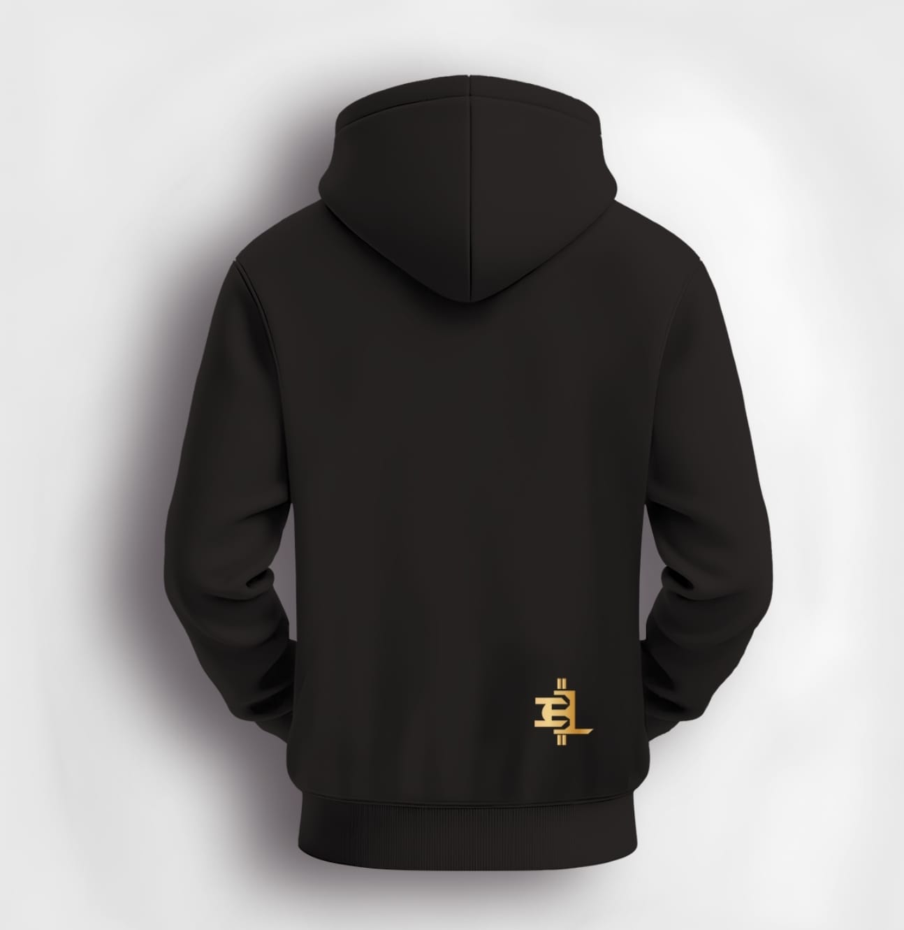Black, Full Logo Smart Hoodie