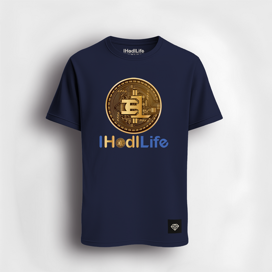 Navy, Full Logo Smart T-Shirt